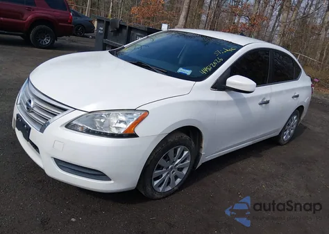 2014 Nissan Sentra Sv из США, поврежденный, VIN 3N1AB7AP5EY283126